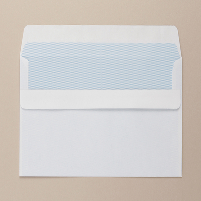 River Series White Wallet DL Envelope Back
