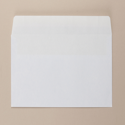 River Series White Wallet DL Envelope Front