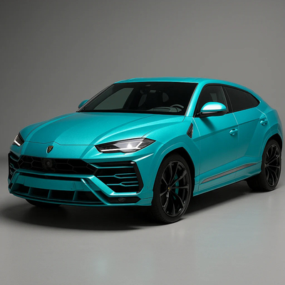 Oracal 970RA+ ProSlide 172-Turbo Turquoise Gloss Application