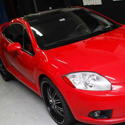 Oracal 970RA+ ProSlide 305-Geranium Red Gloss Application