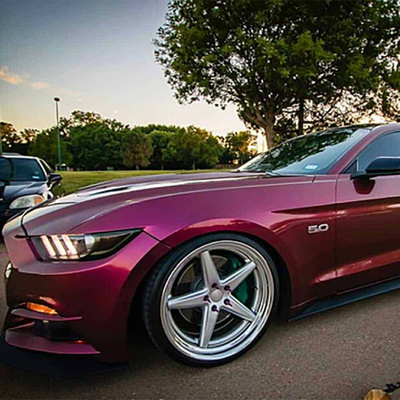 Oracal 970RA+ ProSlide 320-Cranberry Shift Gloss Application