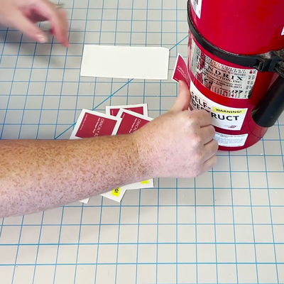 Oracal 820 Safety Vinyl Application
