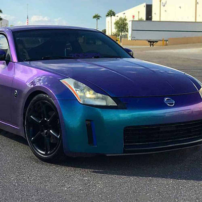 Oracal 970RA+ ProSlide 989-Lavender Turquoise Gloss Application