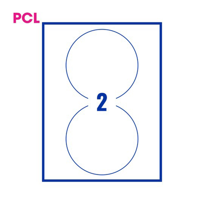 PCL Labels 2 per Sheet PCL139.5