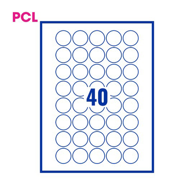 PCL Labels PCL32 32mm 40 Labels per Sheet
