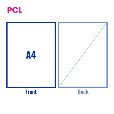 PCL Labels PCLA4DBS A4 Diagonal Slit Back