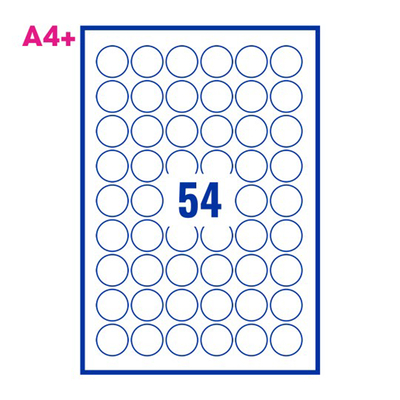PCL Series 5 32 32mm 54 Labels per Sheet