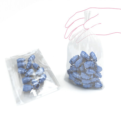 Polythene Bag Clear 450x600mm 23 Micron 30% Recycled Box of 1000