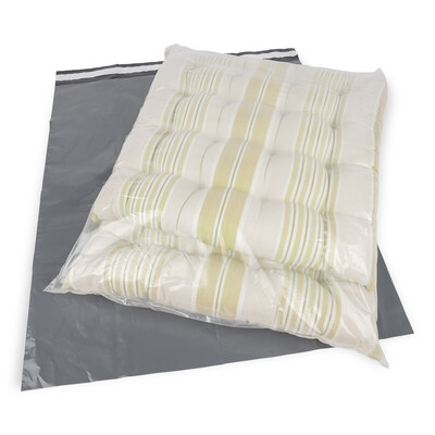 Poly Mailer 525 x 600mm Grey Pocket