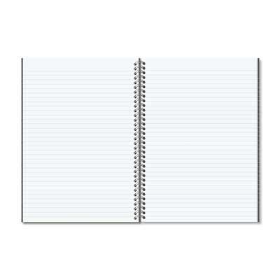Rhino Everyday A4 Twinwire Notebook Open