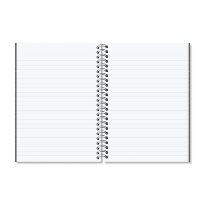 Rhino Everyday A5 Twinwire Notebook Open
