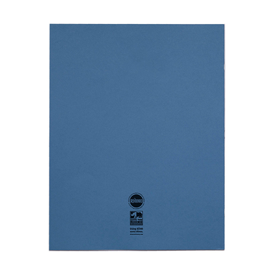 Rhino 8mm Lined Exercise Book Light Blue Back Cover