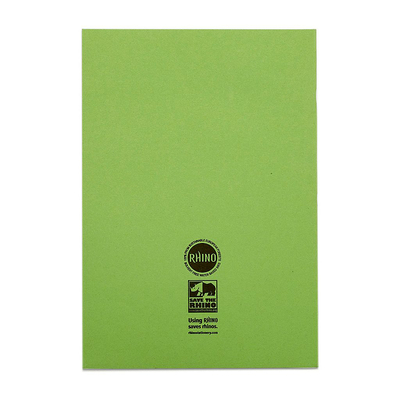 Rhino Project Book Light Green Back Cover