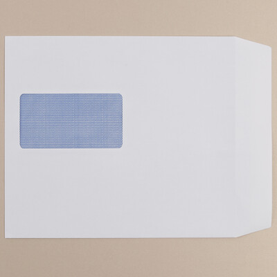 River Series White Pocket Windowed Envelope Front