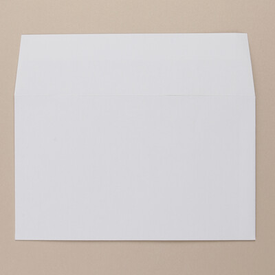 River Series White Wallet DL Envelope Front