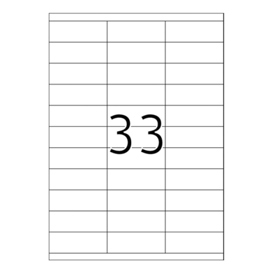 Xerox Squared Cornered Labels 003R97410 White 70x25mm