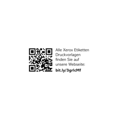 Xerox Squared Cornered Labels 003R97410 White 70x25mm