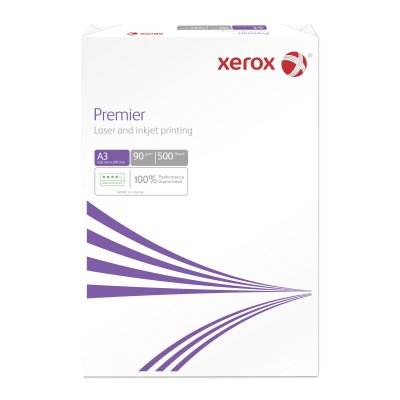 Xerox Premier White Printer Paper A3 90gsm pack of 500 sheets