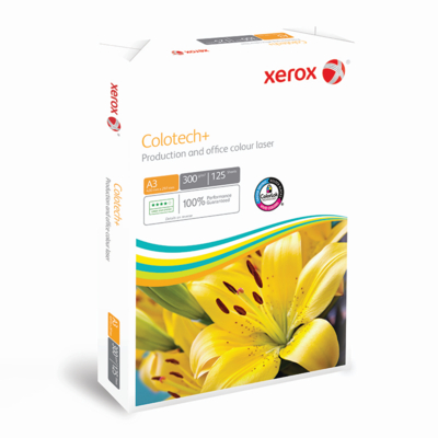 Xerox Colotech+ Paper For Digital Colour Printing A3 300gsm pack of 125 sheets