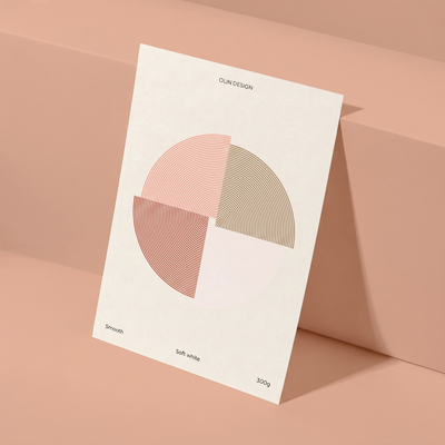 Olin Design Smooth Soft White Creative Paper B1+ 240gsm Pack of 125 Sheets