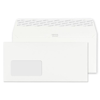 Purely Creative Colour Envelopes Ice White 250W 120gsm 500 Per Pack