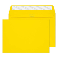 Purely Creative Colour Envelopes Banana Yellow 45303 120gsm 25 Per Pack