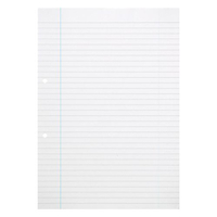 Rhino Filler Paper 2 Holes A4 8mm Feint Ruled/Margin