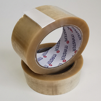 Master'in Clear Polypropylene 25 Micron Solvent Packing Tape 48mm x 990m Box of 6 Rolls