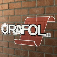 Orajet 3554 Brick Stone Application