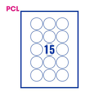 PCL Labels 15 per Sheet PCL49