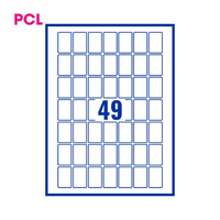 PCL Labels PCL2538 25x38mm 49 Labels per Sheet