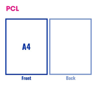 PCL A4 Labels with Solid Back