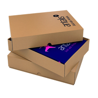 Brown A4 Stationery Box with Lid 305x216x57mm 50 Units