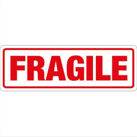 Transpal Parcel Labels 148 x 50mm printed FRAGILE