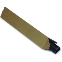 Single Flute Triangular Tube 127x127x750mm Self Seal