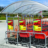 Katz Outdoor Board for communication on supermarket trolleys