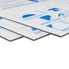 Dilite White Aluminium Composite Matt/Matt 1250x2500mm 3mm
