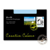 Purely Creative Colour Envelopes Cotton Blue 45318 120gsm 25 Per Pack