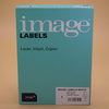 Image Labels White 105x99mm 129 Micron Square Corners
