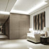 Coala Interior Film Textile Natural NE37 Silver & Brown Lined 1220mm x 50 Metre Installation ABBA
