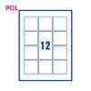 PCL Labels 12 per Sheet PCL6060