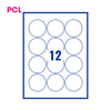 PCL Labels 12 per Sheet PCL62MCG