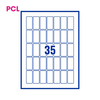 PCL Labels PCL2551 25x51mm 35 Labels per Sheet