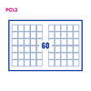 PCL3 Labels 3540 35x40mm 60 Labels per Sheet