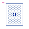 PCL Labels PCL4030OW 40x30mm 32 Labels per Sheet