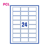 PCL Labels PCL6233 62x33mm 24 Labels per Sheet
