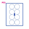 PCL Labels PCL69 69mm 8 Labels per Sheet