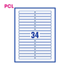 PCL Labels PCL9014 90x14mm 34 Labels per Sheet