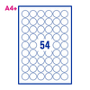 PCL Series 5 32 32mm 54 Labels per Sheet
