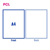 PCL A4 Labels with Solid Back